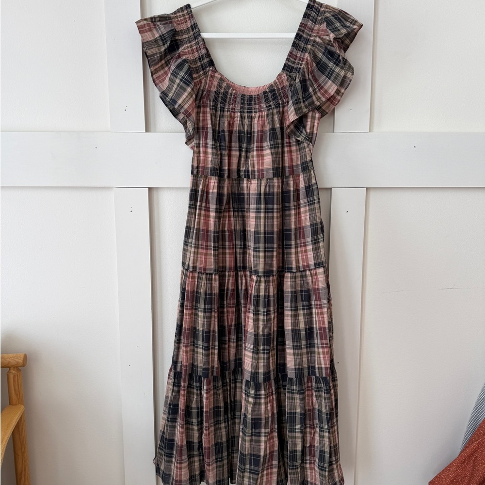 Plaid Madewell dress